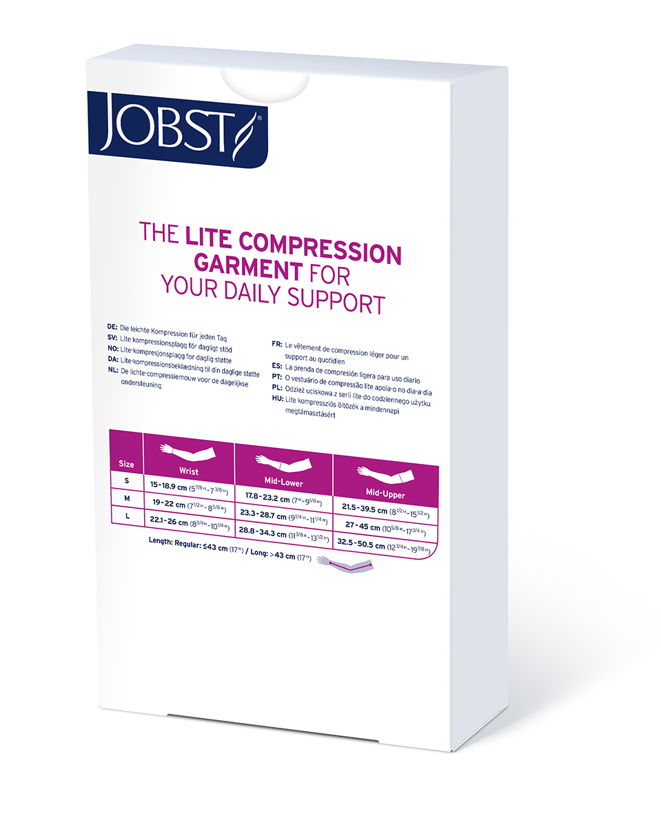 JOBST® Bella Lite Armsleeve 20-30 mmHg w/ 2" Silicone Top Band