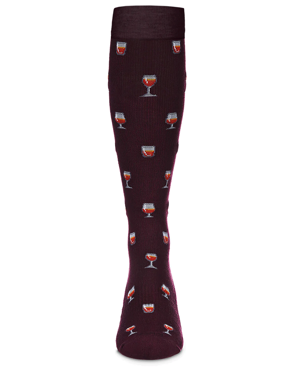 Memoi Brandy 8-15mmhg Men's Bamboo Blend Compression Socks