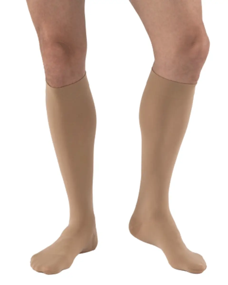 Jobst Relief Medical Legwear - Thigh High 30-40mmHg Compression Stockings  w/Silicone Band (Open Toe)