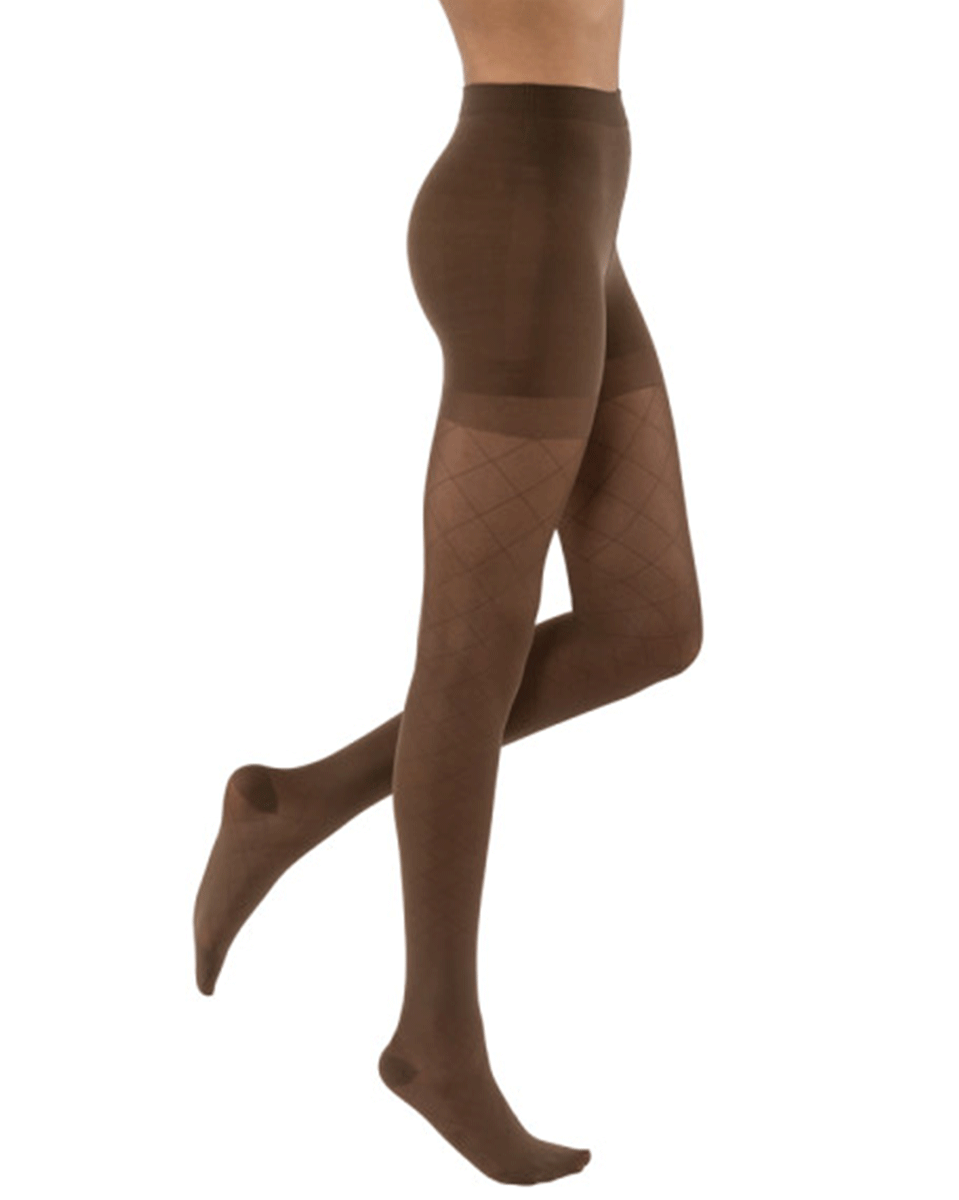 Jobst UltraSheer Women's 20-30 mmHg Diamond Waist High