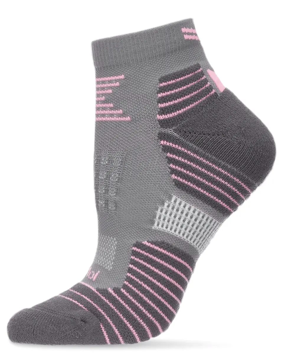 Memoi Ultimate Performance Compression Cotton Blend Quarter Sock