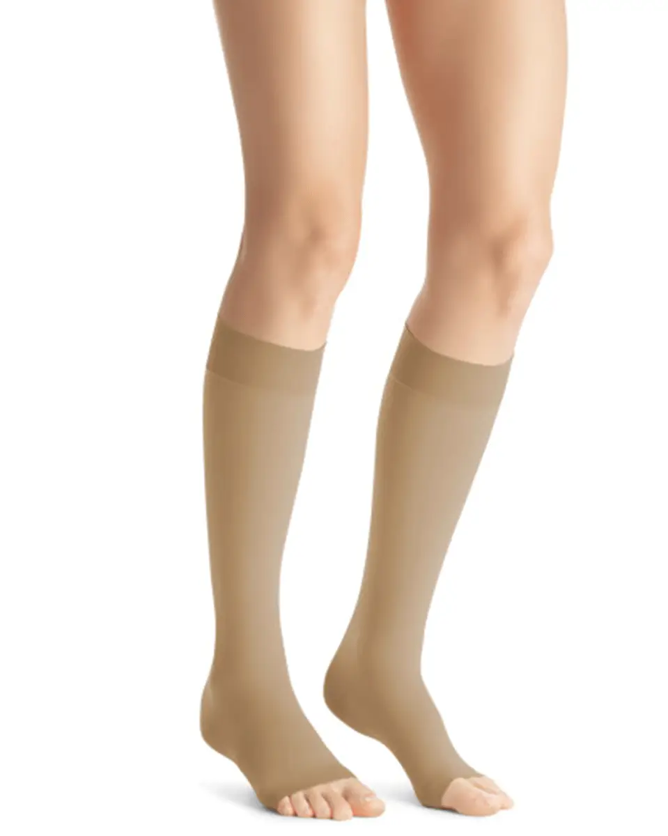 Jobst Opaque Women's 15-20 mmHg OPEN TOE Knee High