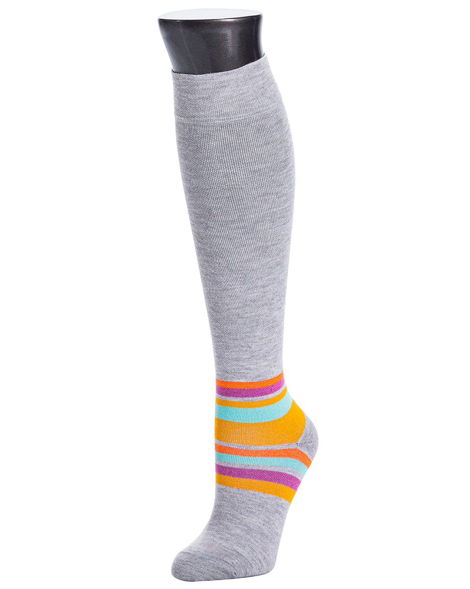 Be Shapy Knee High 15-20 mmHg Athletic Compression Socks - 2 Pack