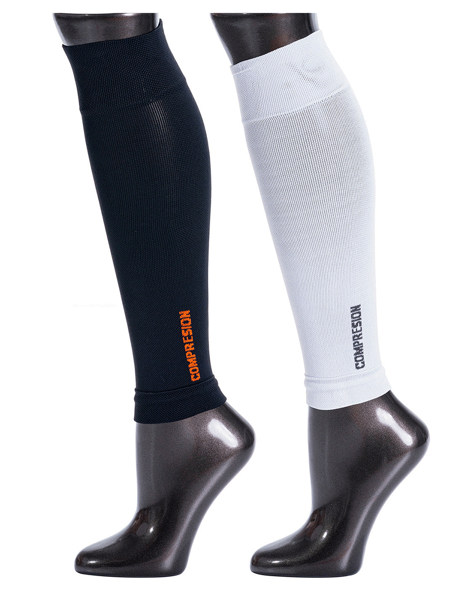 Be Shapy Calf Sleeves Compression Athletic 15-20 mmHg - 2 Pack