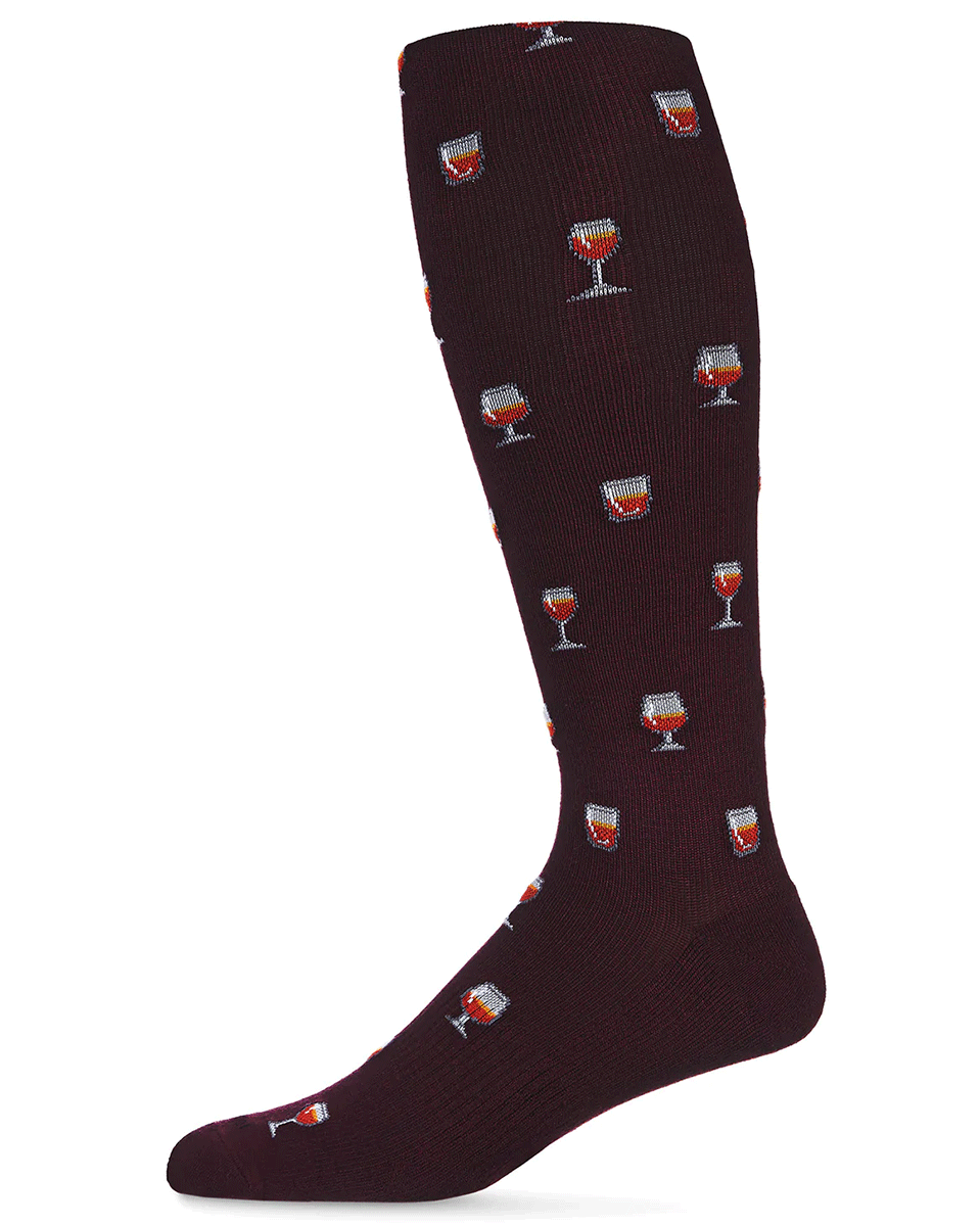 Memoi Brandy 8-15mmhg Men's Bamboo Blend Compression Socks