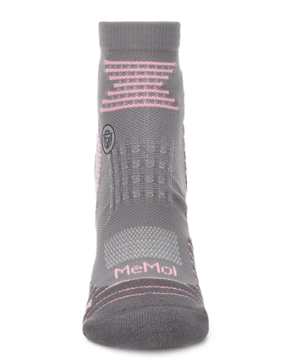 Memoi Ultimate Performance Compression Cotton Blend Quarter Sock