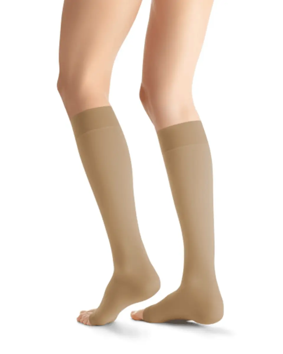 Jobst Opaque SoftFit Women's 15-20 mmHg OPEN TOE Knee High