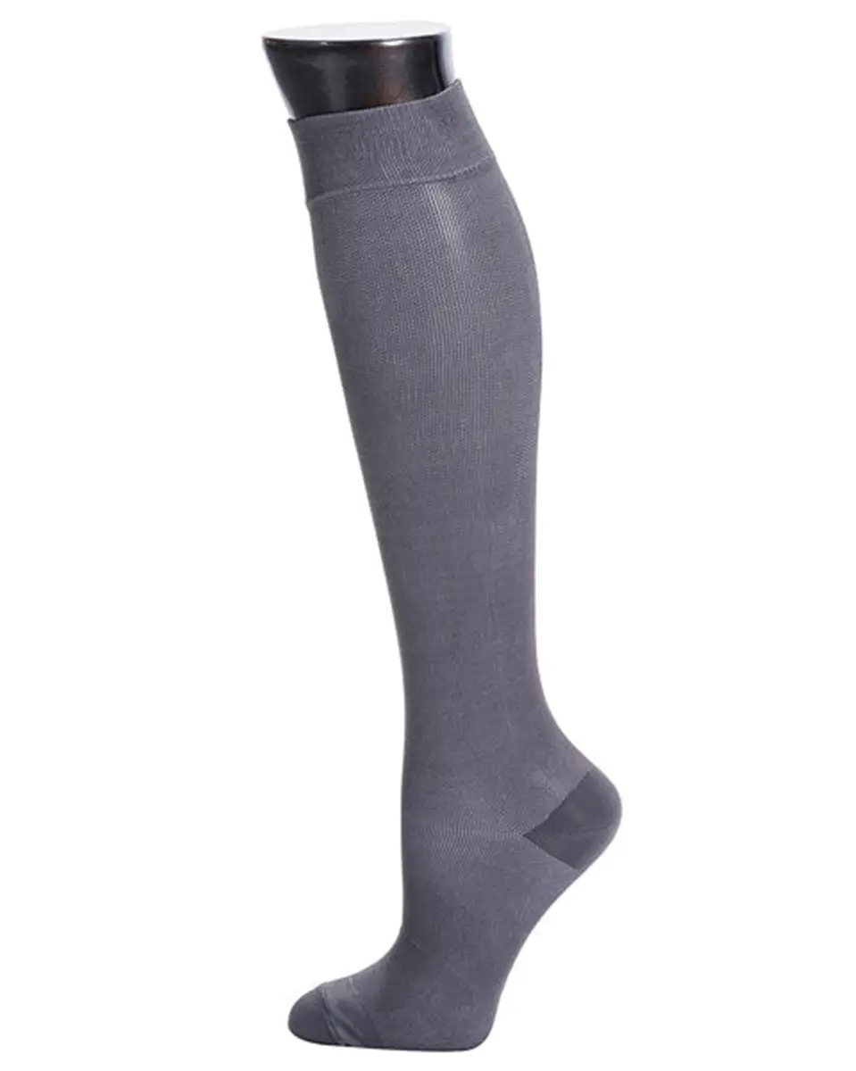 Be Shapy Compression Knee High Socks for Daily Use 15-20 mmHg - 2 Pack