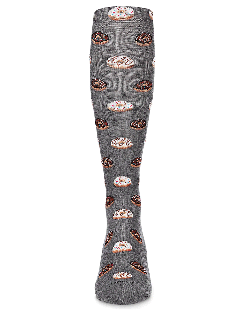 Memoi Donuts 8-15mmhg Men's Bamboo Blend Compression Socks