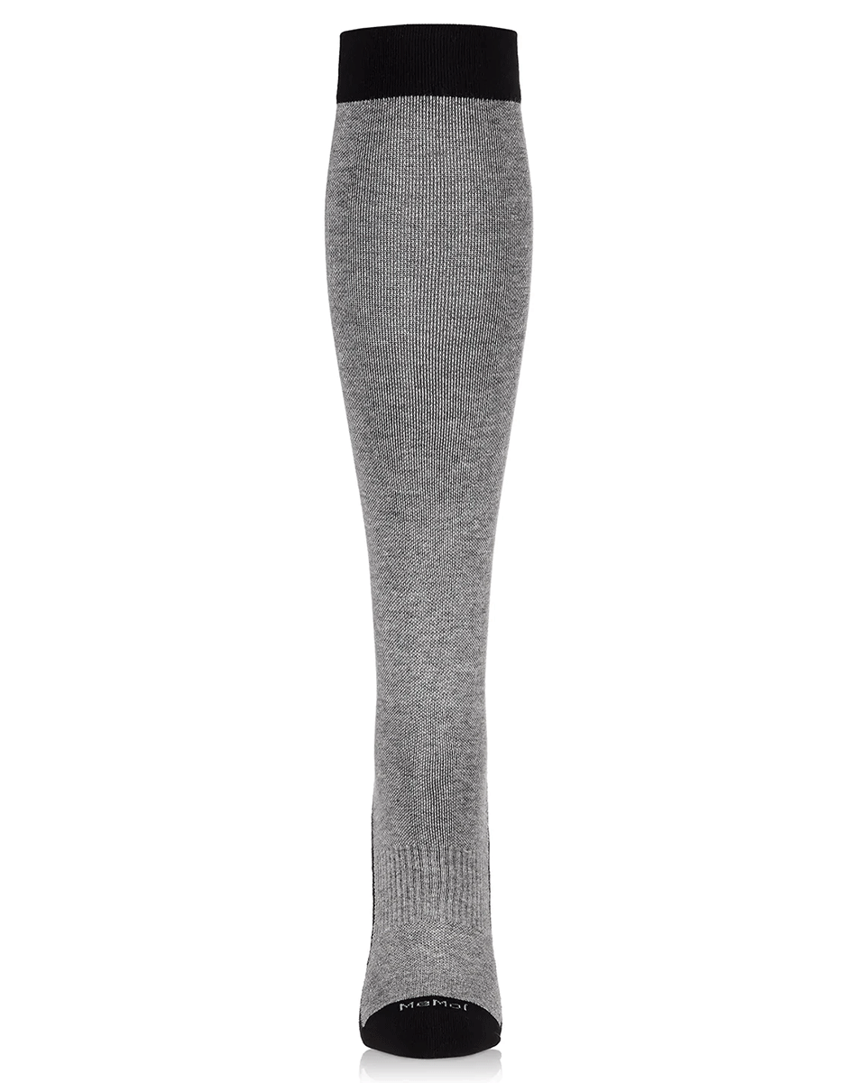 Memoi Two-tone Contrast 8-15mmhg Compression Bamboo Blend Socks