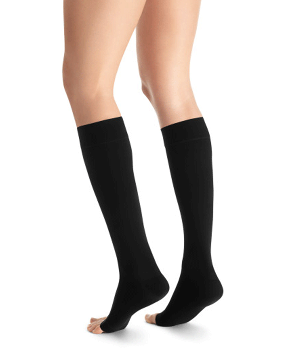 Jobst Opaque SoftFit Women's 15-20 mmHg OPEN TOE Knee High