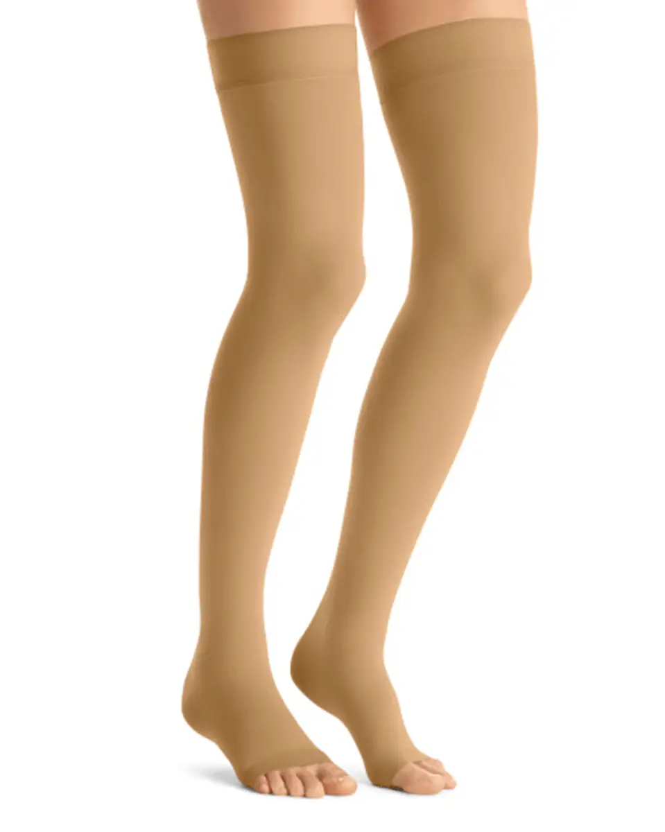 Jobst Opaque Women's 30-40 mmHg OPEN TOE Thigh High
