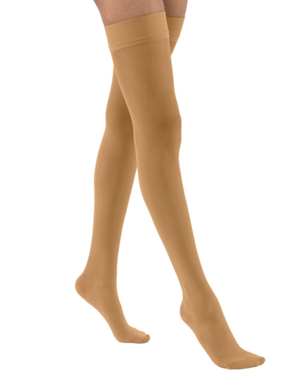 Jobst UltraSheer Women's 20-30 mmHg Thigh High w/ Silicone Dot Top Band