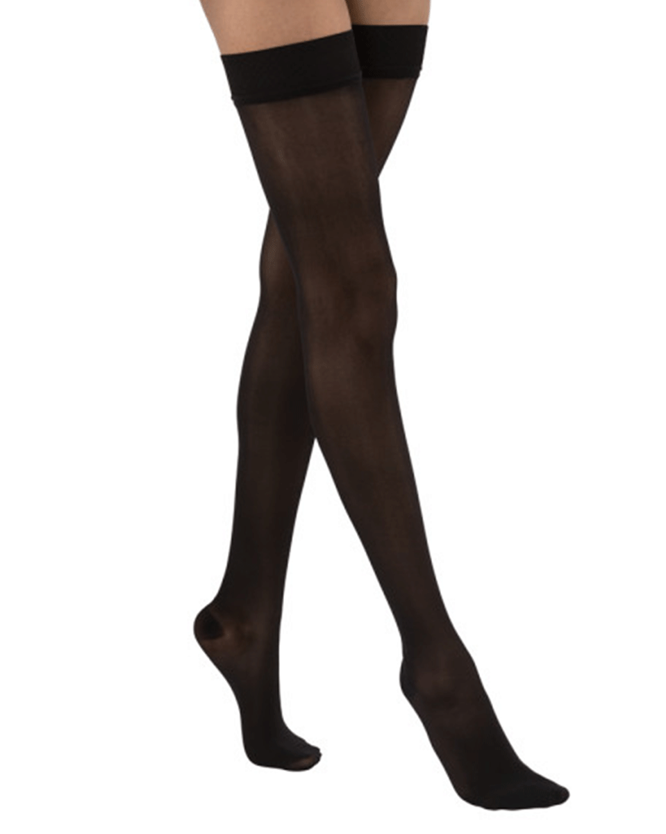 Jobst UltraSheer Women's 30-40 mmHg Thigh High w/ Dotted Silicone Top Band