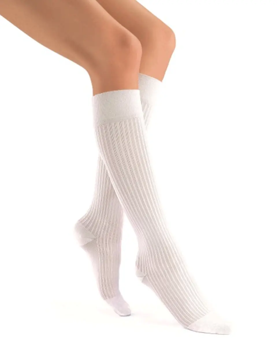 Jobst SoSoft Women's 8-15 mmHg Ribbed Knee High