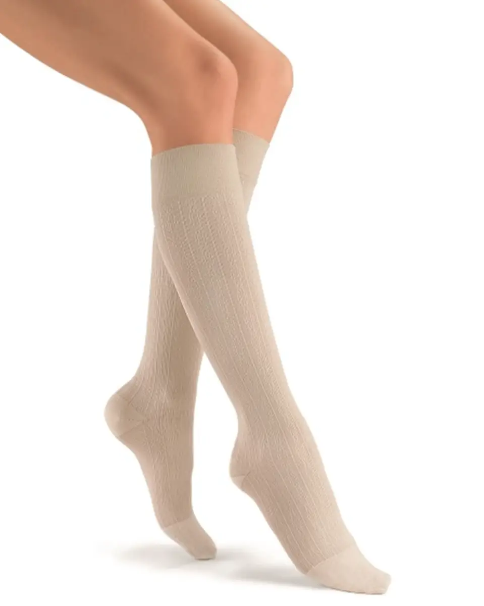 Jobst SoSoft Women's 8-15 mmHg Brocade Knee High