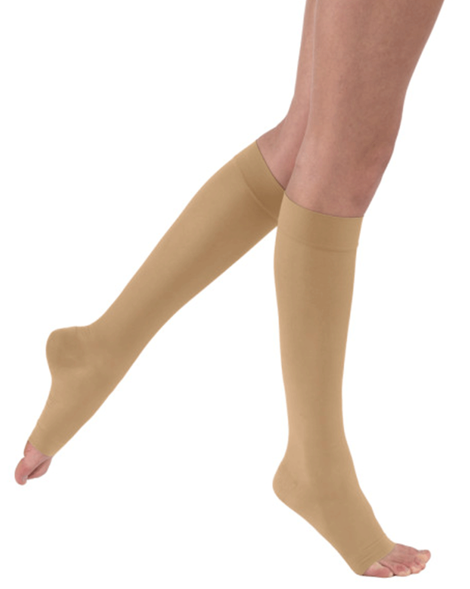 Jobst UltraSheer Women's 20-30 mmHg OPEN TOE Knee High