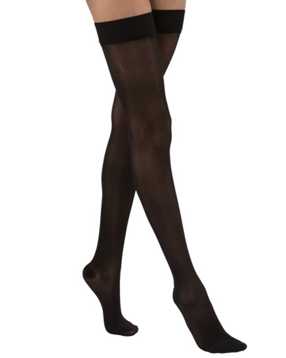 Jobst UltraSheer Women's 15-20 mmHg Thigh High w/ Silicone Dotted Top Band