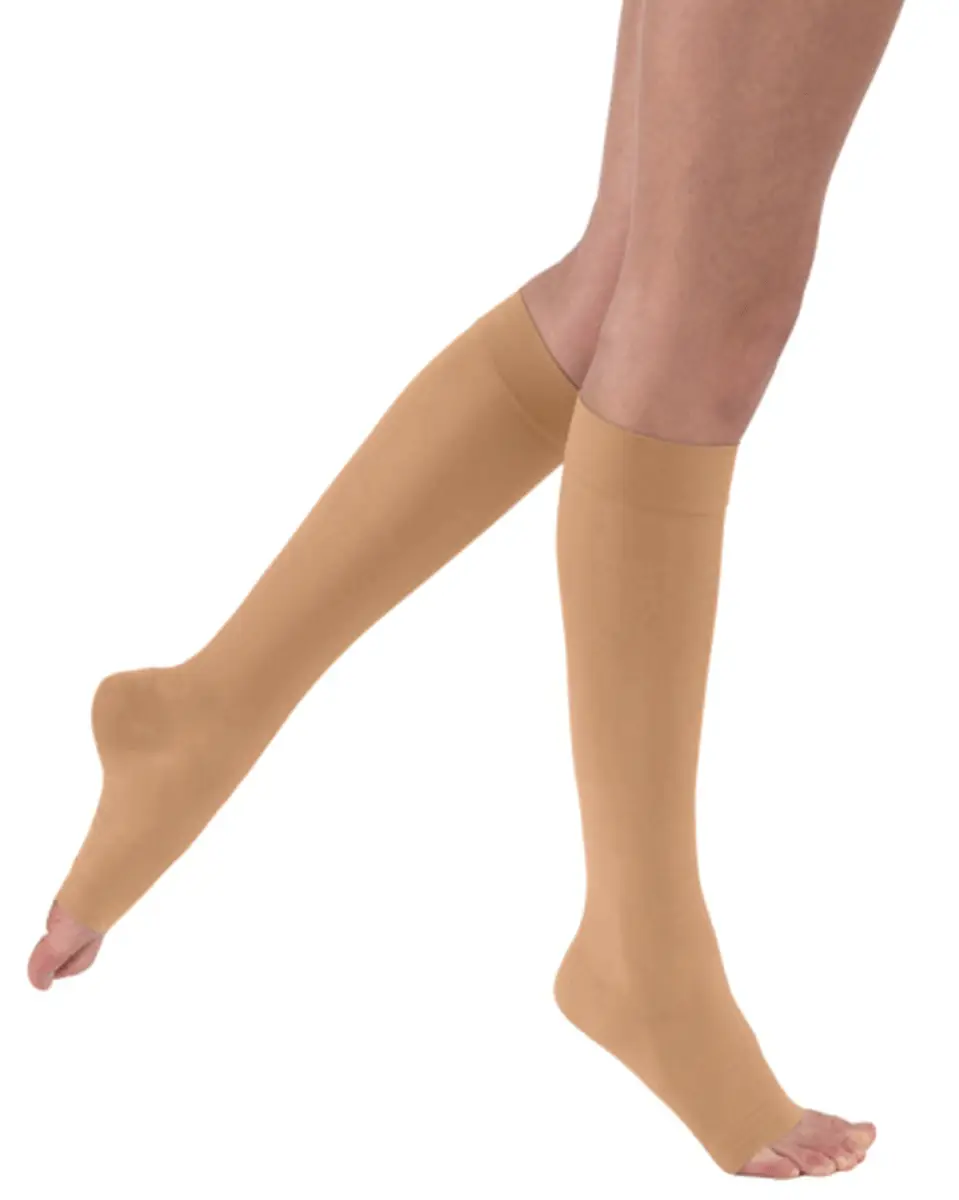 Jobst UltraSheer Women's 20-30 mmHg OPEN TOE Knee High