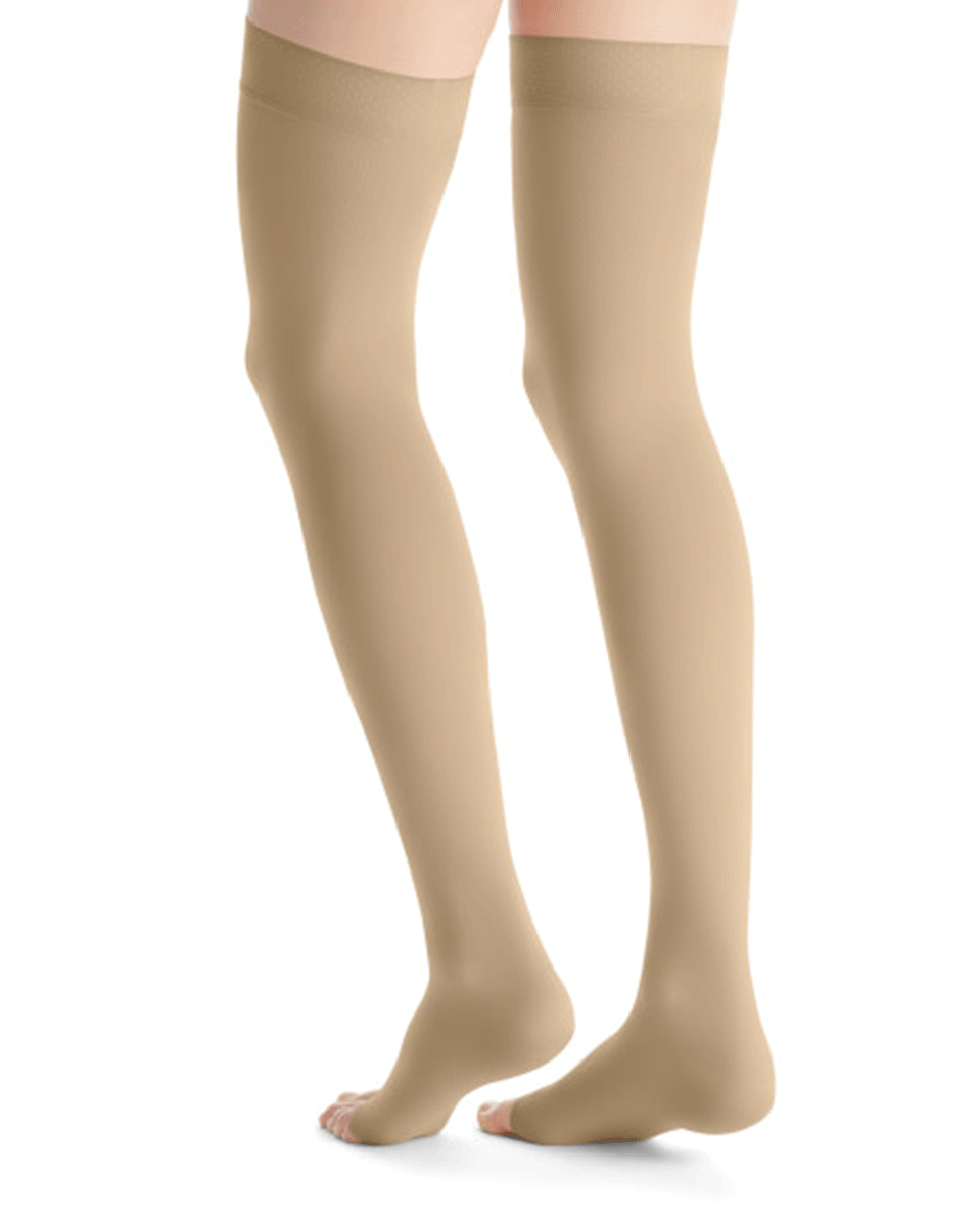 Jobst Opaque Women's 20-30 mmHg OPEN TOE Thigh High