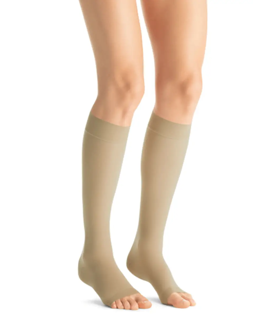 Jobst UltraSheer Women's 15-20 mmHg OPEN TOE Knee High