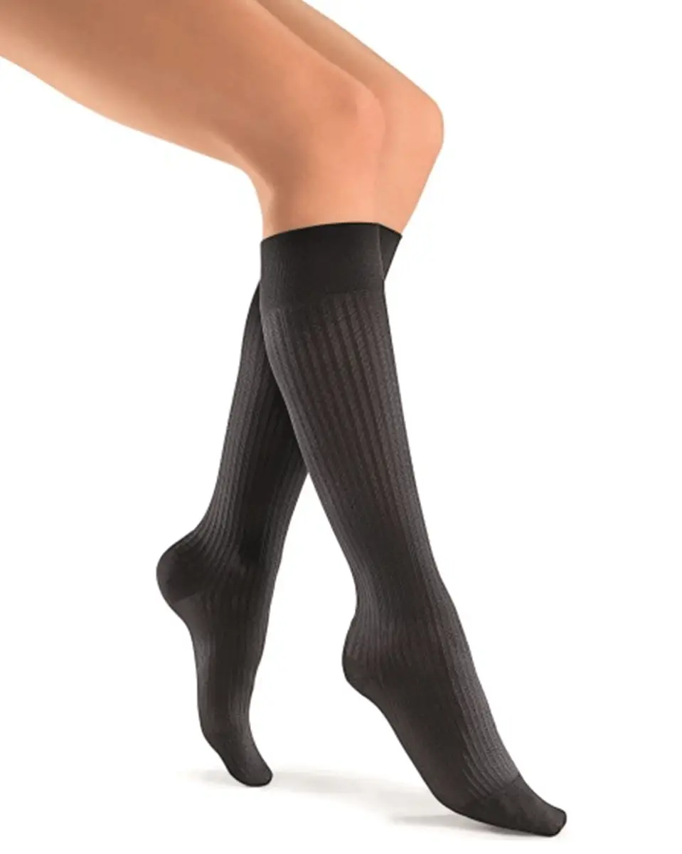 Jobst SoSoft Women's 15-20 mmHg Ribbed Knee High