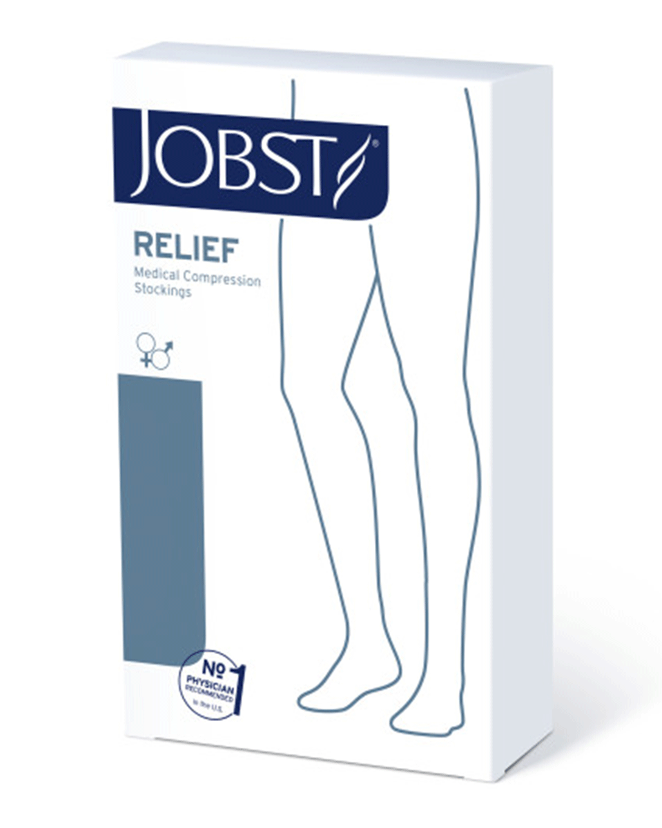 Jobst Relief 30-40 mmHg OPEN TOE Waist High