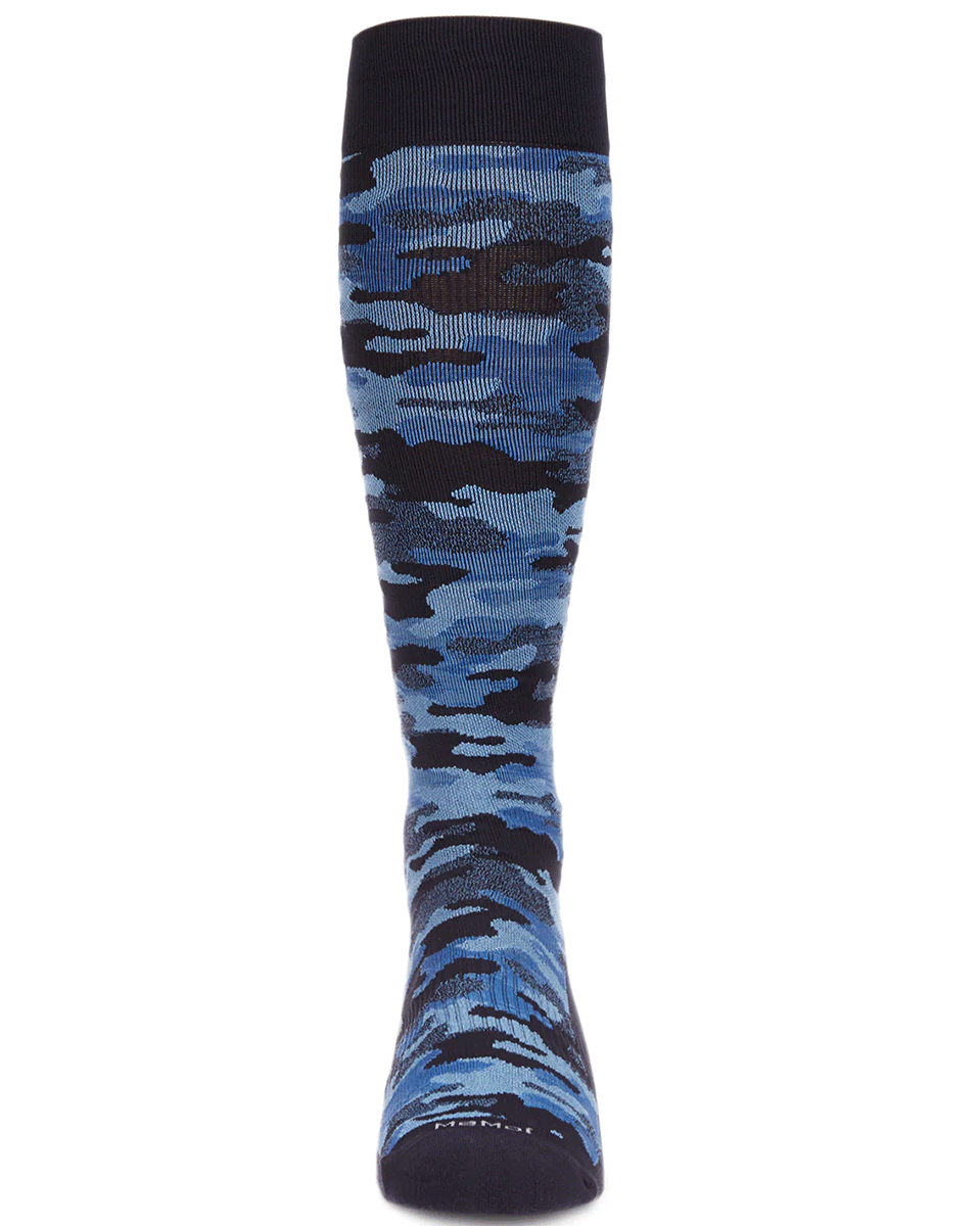 Memoi Women's Camo Nylon 15-20mmhg Graduated Compression Socks