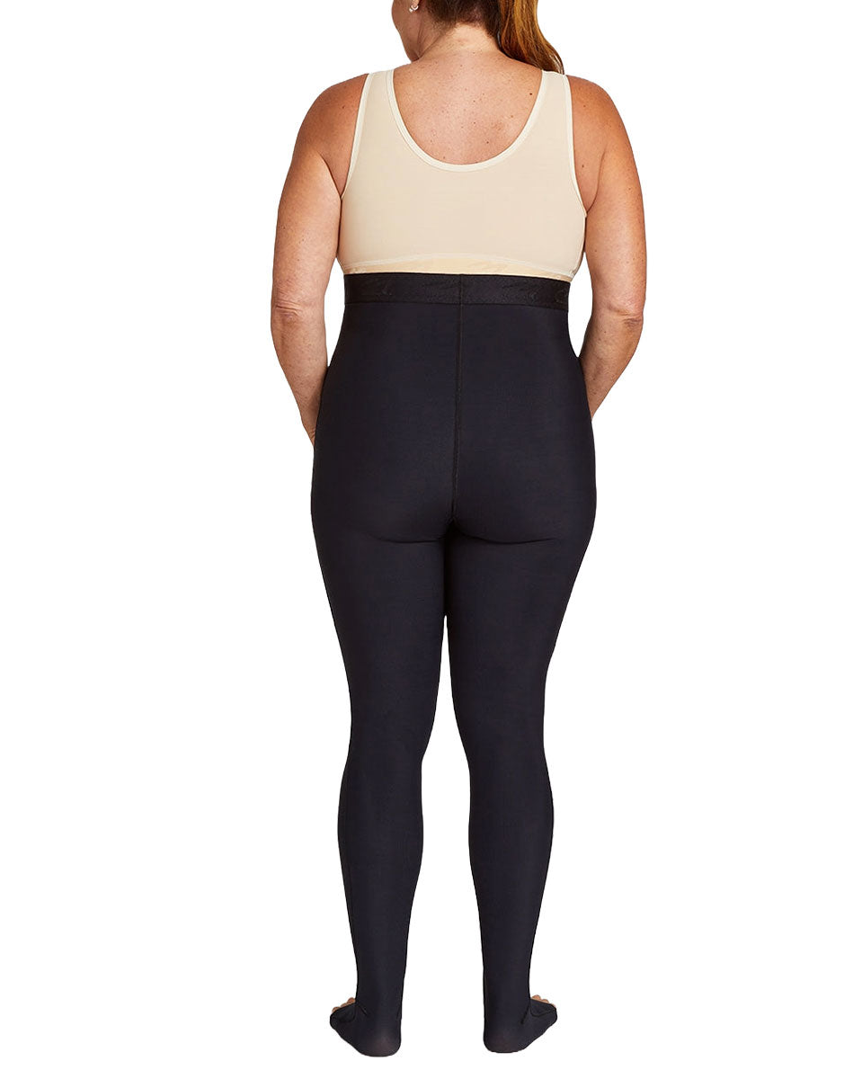 Marena Lipedema Mid-state Everyday Management Legging With Flexfit Comfort Ankle™ | 15-20 Mmhg | Style No. Liemlms