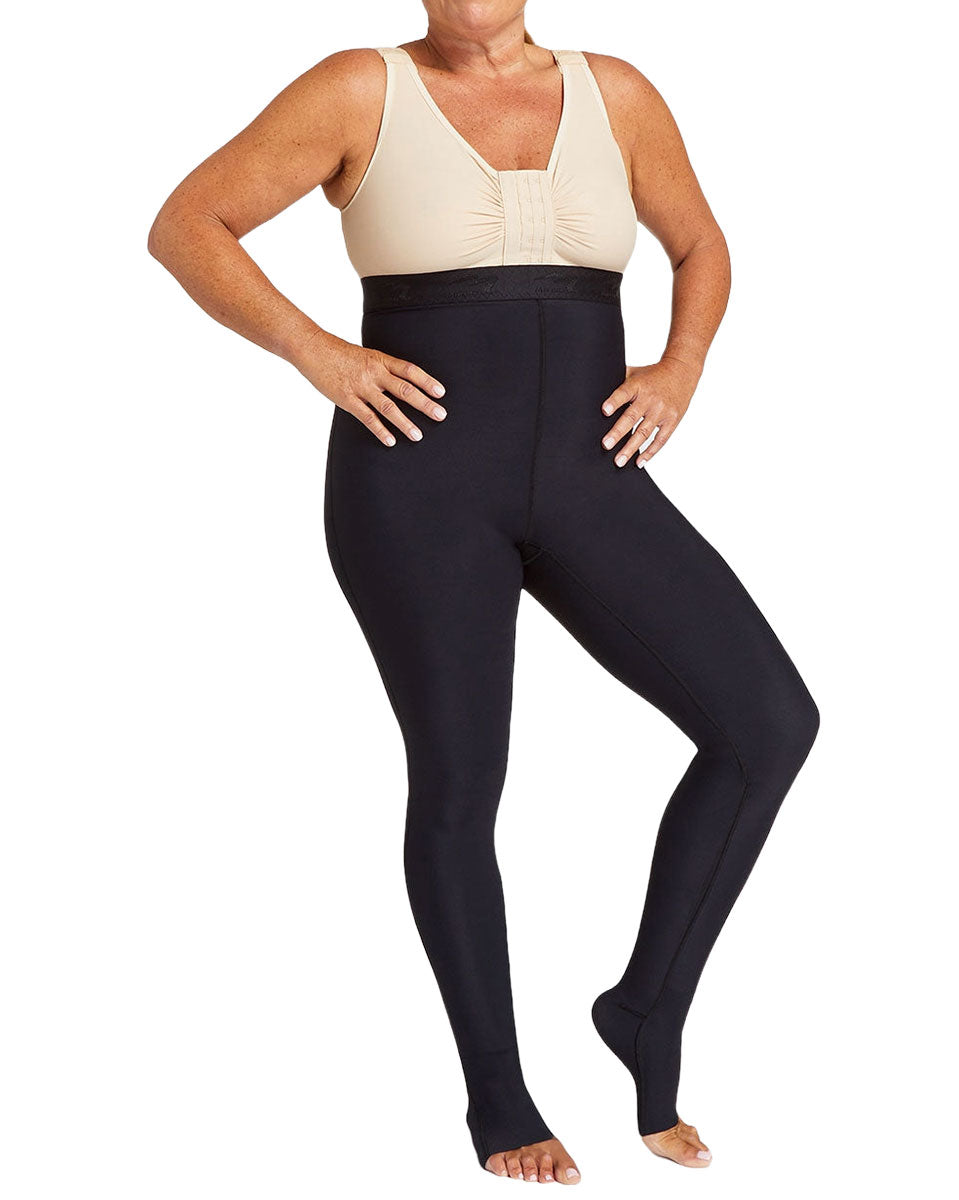 Marena Lipedema Mid-state Everyday Management Legging With Flexfit Comfort Ankle™ | 15-20 Mmhg | Style No. Liemlms