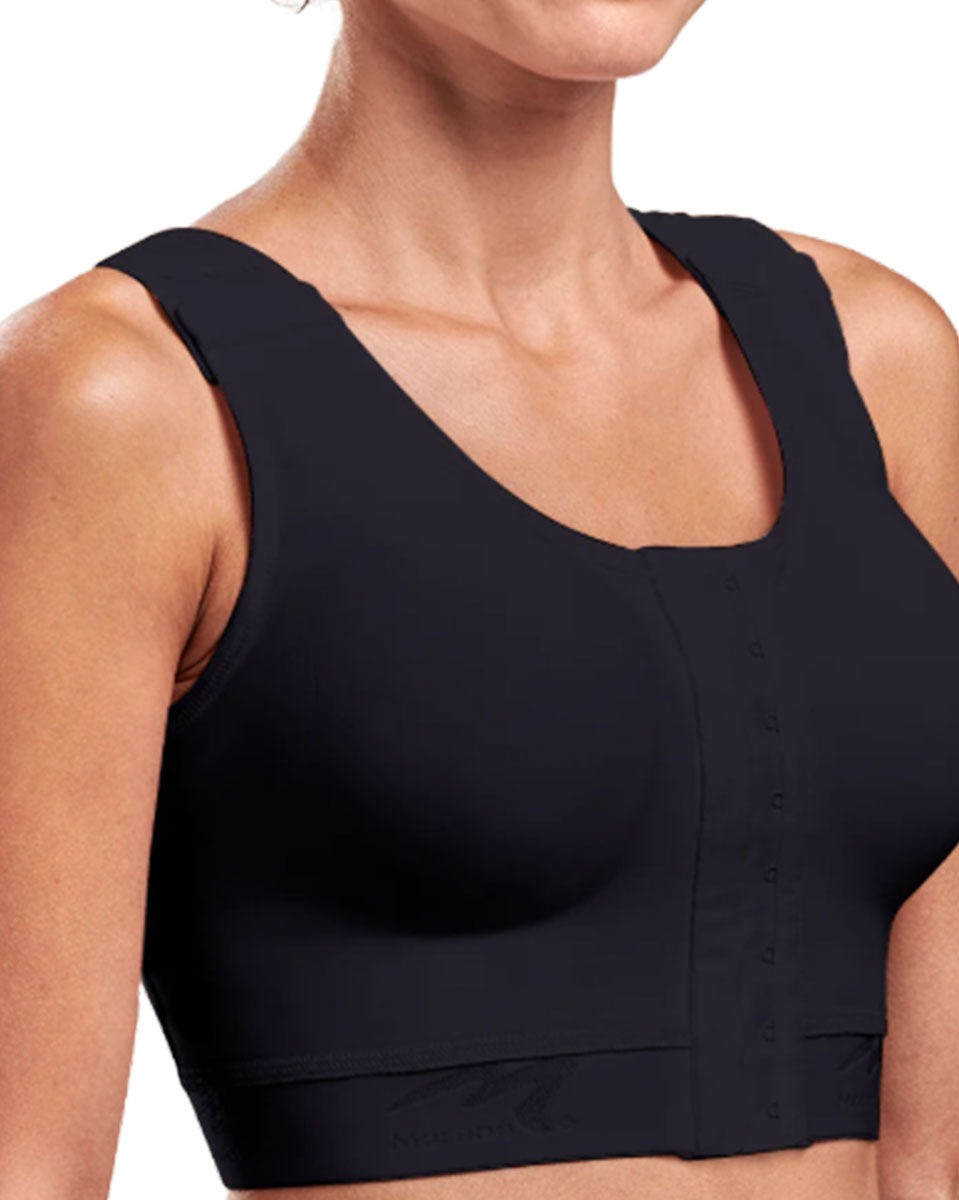 Marena Caress™ High Coverage Pocketed Bra - No Breast Forms Black