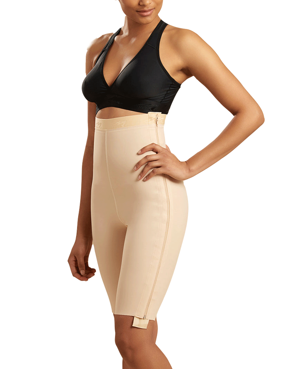 Marena High-waist Girdle With Separating Zippers - Short Length