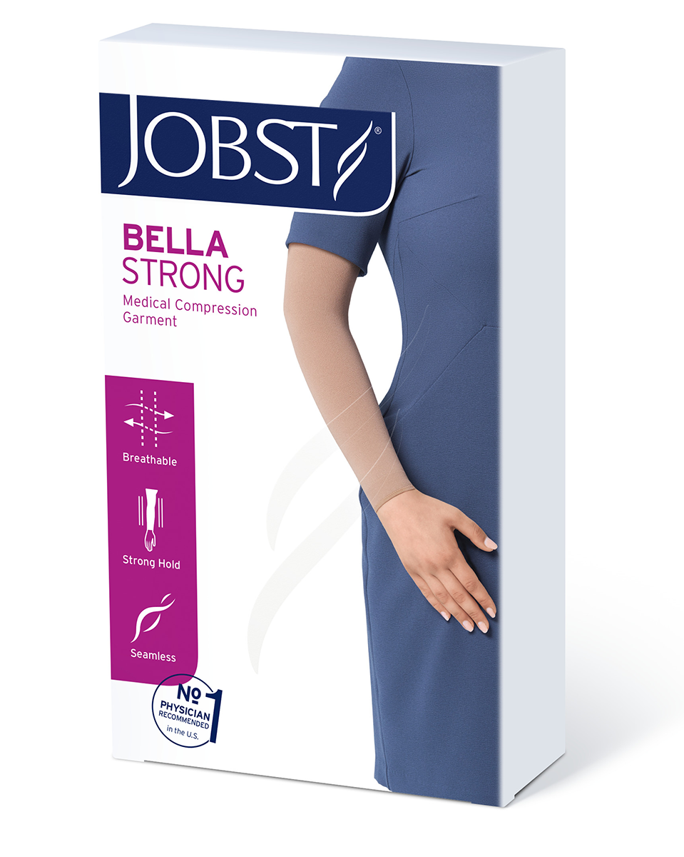 JOBST® Bella Strong Armsleeve 15-20 mmHg w/ Silicone Top Band