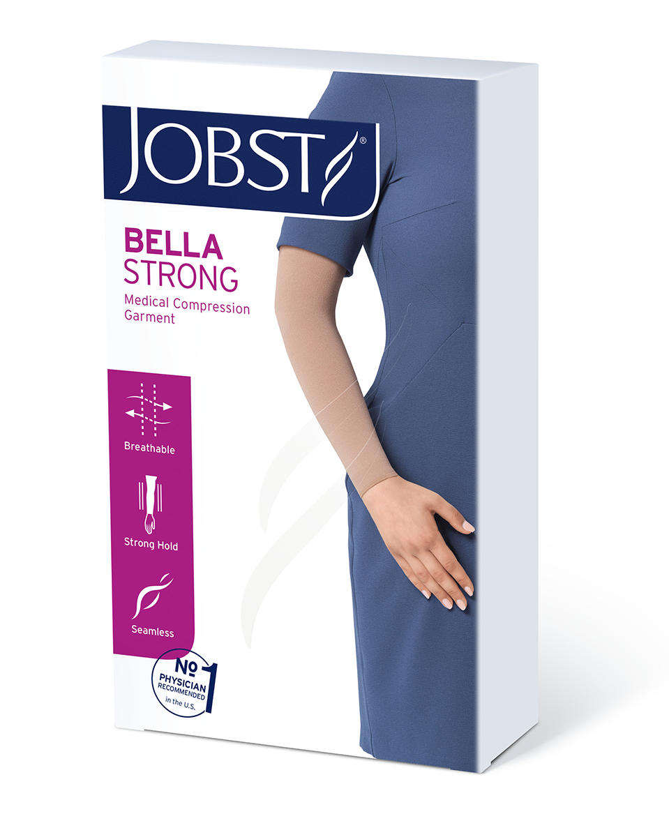 JOBST® Bella Strong Armsleeve 20-30 mmHg w/ Silicone Top Band