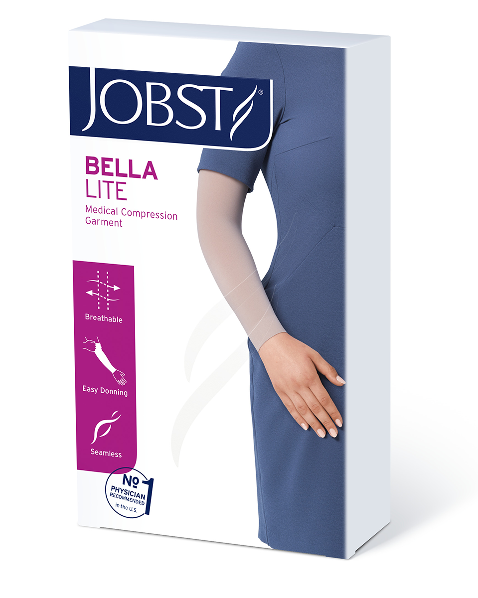 JOBST® Bella Lite Armsleeve 20-30 mmHg w/ 2" Silicone Top Band