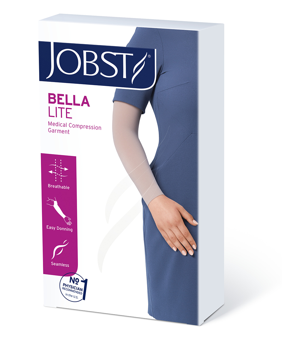 JOBST® Bella Lite Armsleeve 15-20 mmHg w/ 2" Silicone Top Band