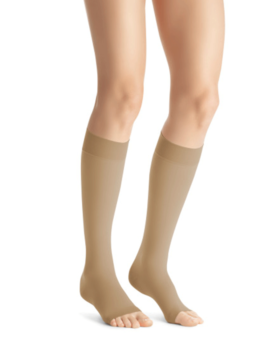 Jobst Opaque SoftFit Women's 15-20 mmHg OPEN TOE Knee High