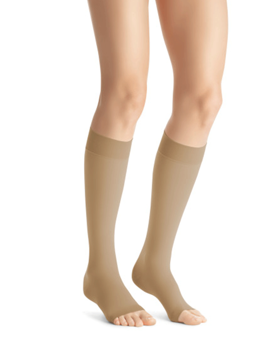 Jobst Opaque SoftFit Women's 20-30 mmHg OPEN TOE Knee High