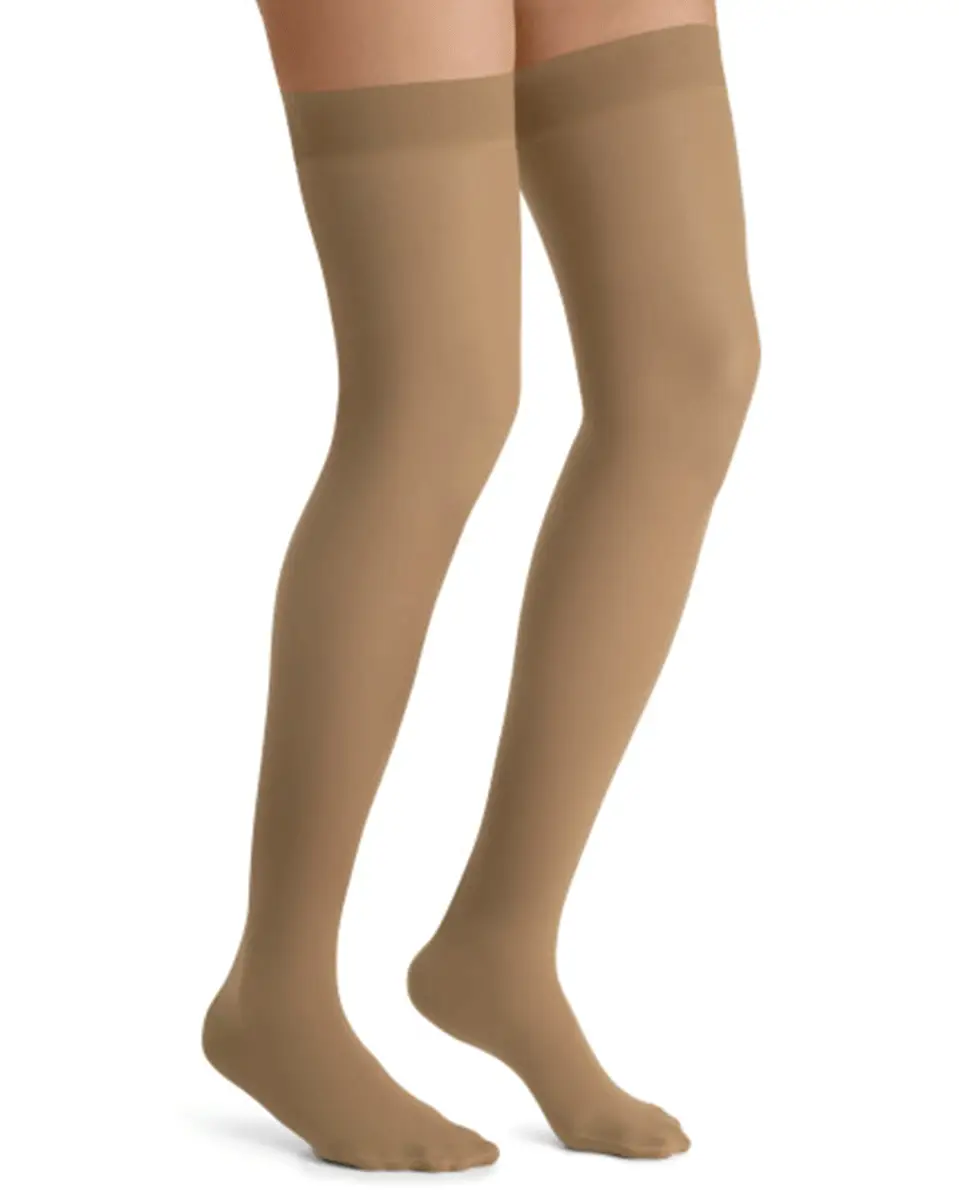 Jobst UltraSheer Women's 30-40 mmHg Thigh High w/ Dotted Silicone Top Band
