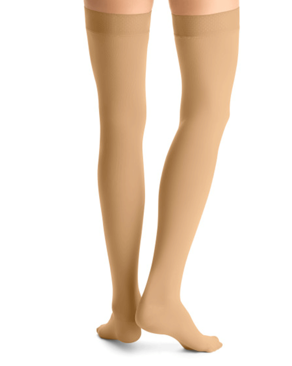 Jobst Opaque Women's 15-20 mmHg Thigh High w/ Silicone Dotted Top Band