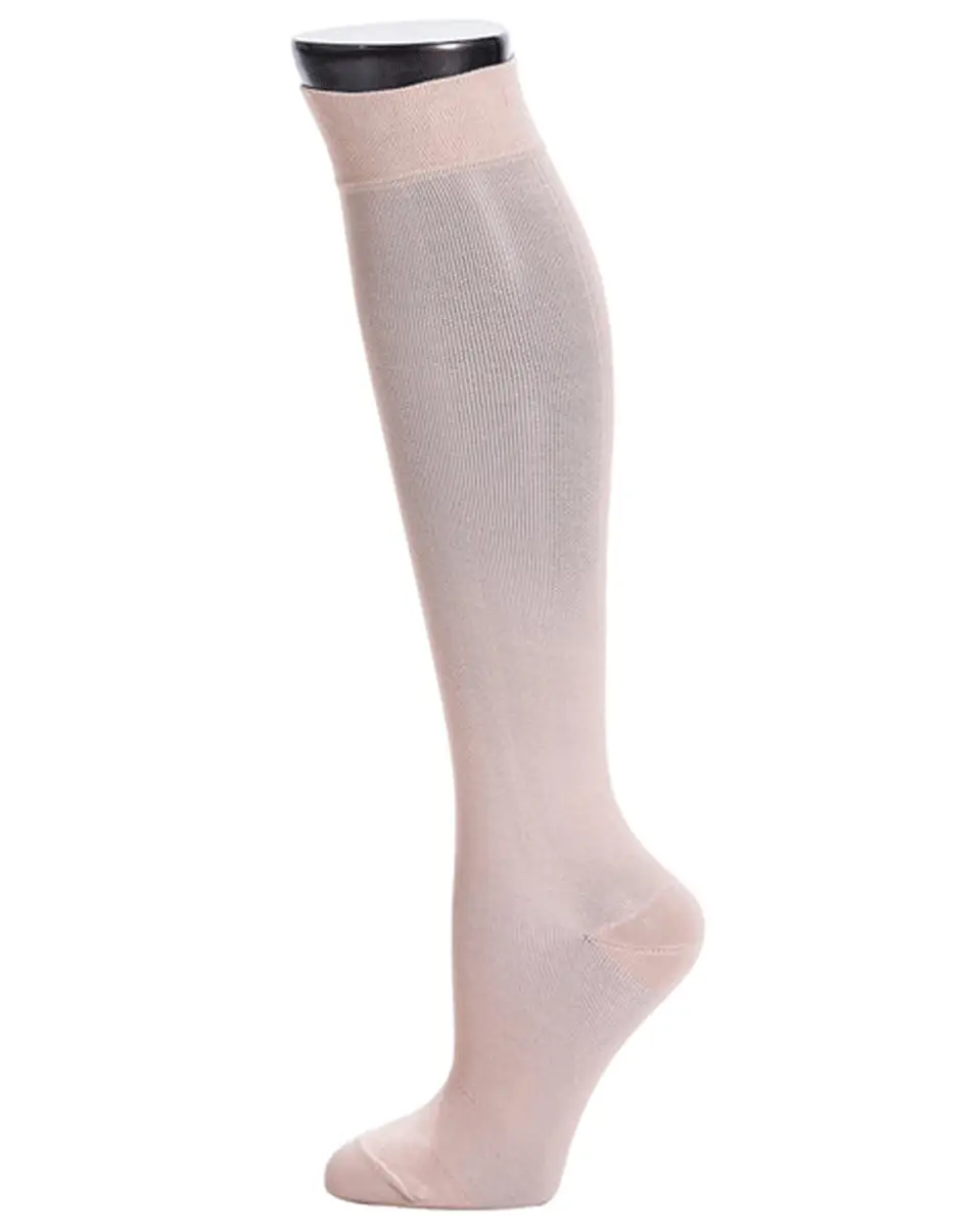 Be Shapy Compression Knee High Socks for Daily Use 15-20 mmHg - 2 Pack