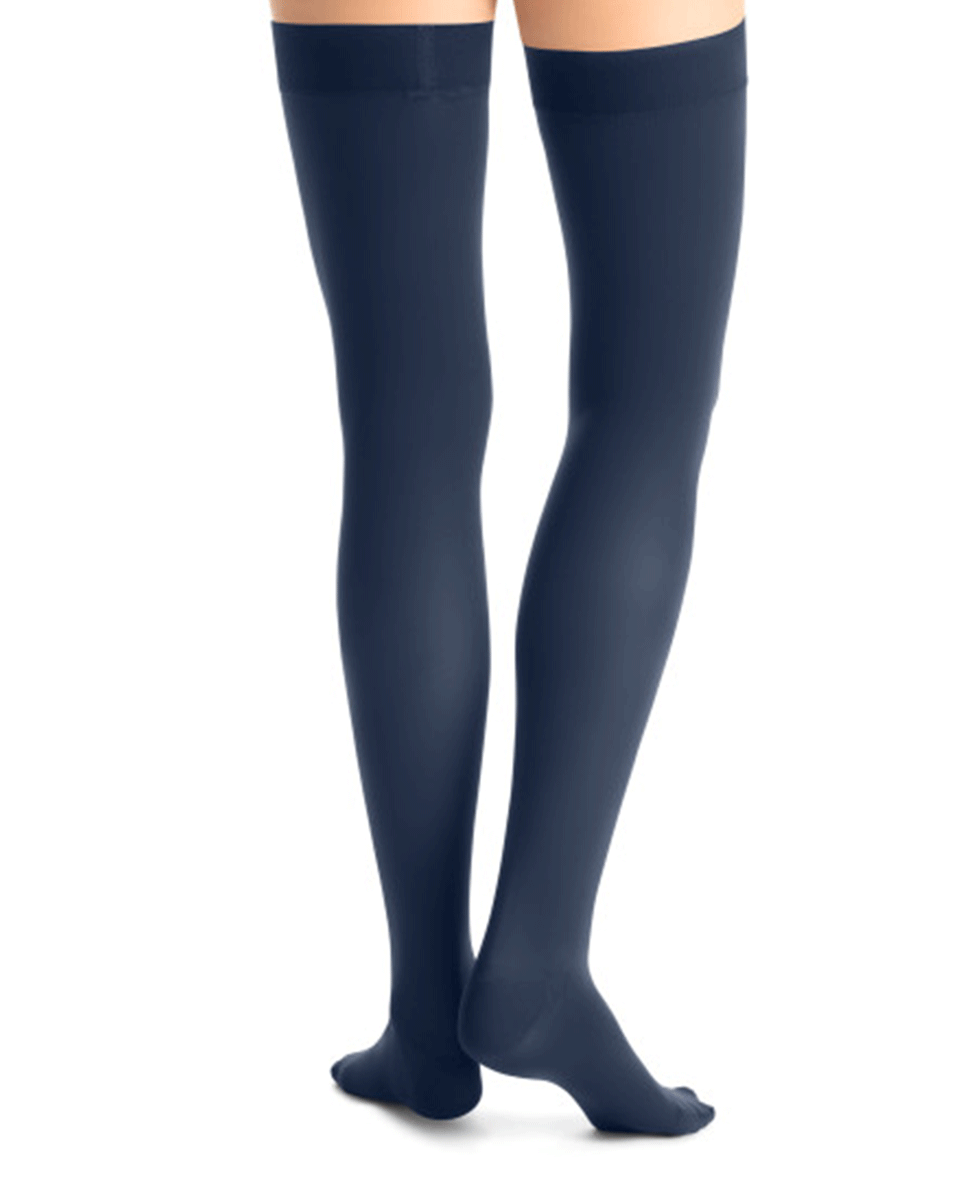 Jobst Opaque Women's 15-20 mmHg Thigh High w/ Silicone Dotted Top Band