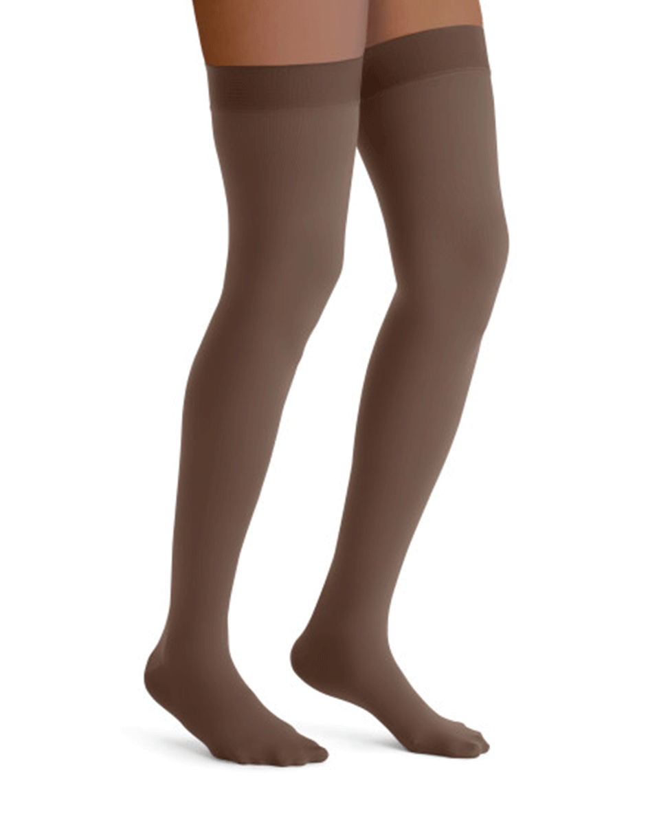Jobst Opaque Women's 20-30 mmHg Thigh High w/ Silicone Dotted Top Band
