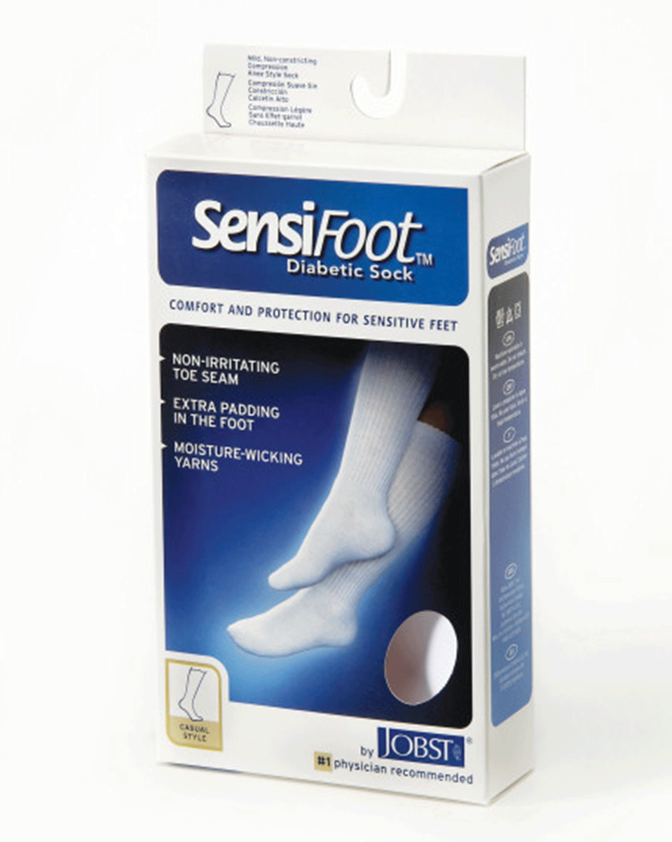 Jobst Sensifoot 8-15 mmHg Mini Crew Diabetic Socks